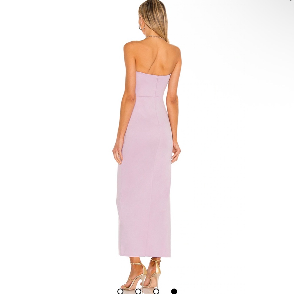 NWT NBD Dream Strapless Gown Maxi Dress in Lilac - Picture 3 of 8